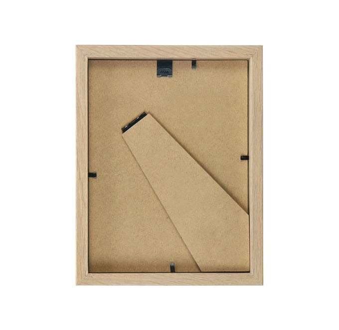 MDF Frame Back View with Easel Stand and Wall Hangers